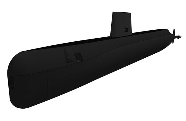 3D Model of USS Nautilus (SSN-571) Submarine